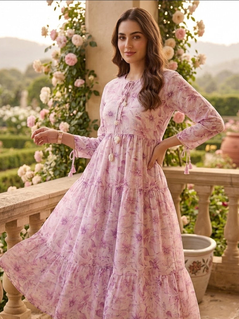 ROSETTE DIGITAL PRINTED MAXI MMG-10093