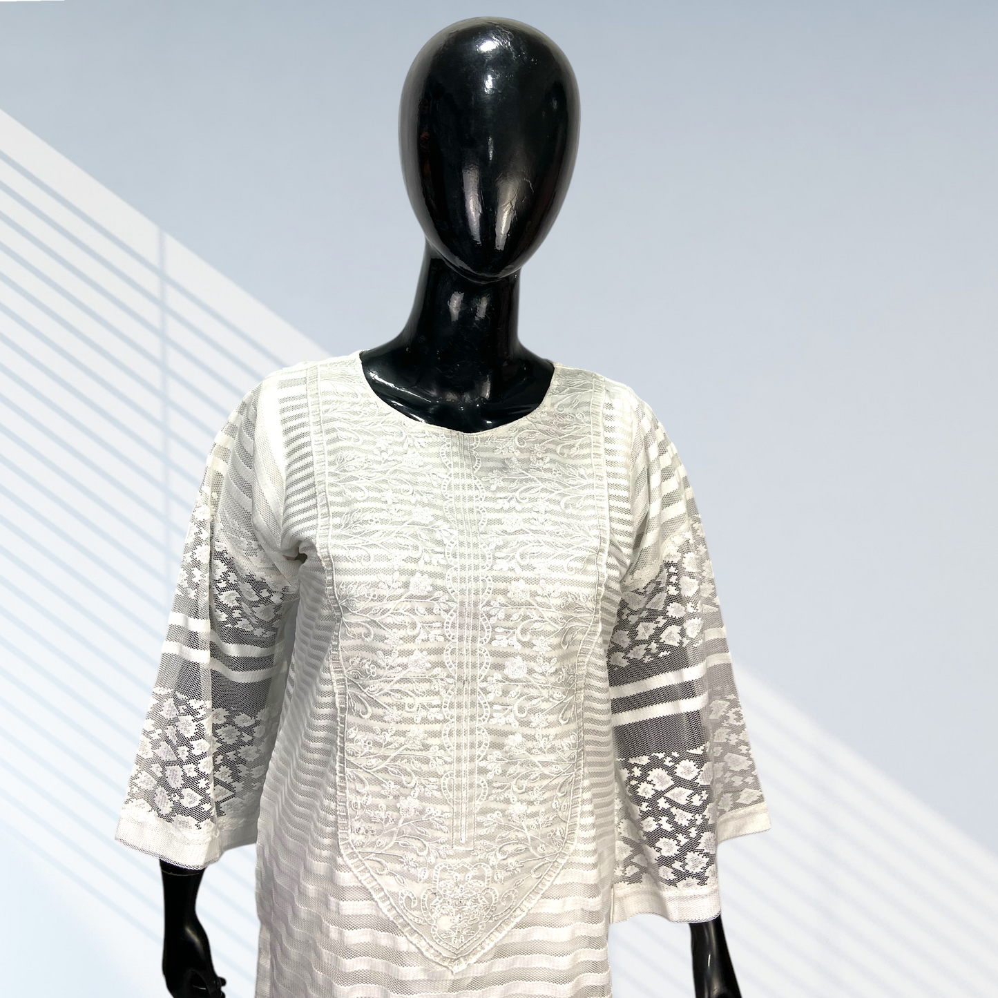 2-Piece Broshia Net with malai Trousers Suit – MMG-D-110