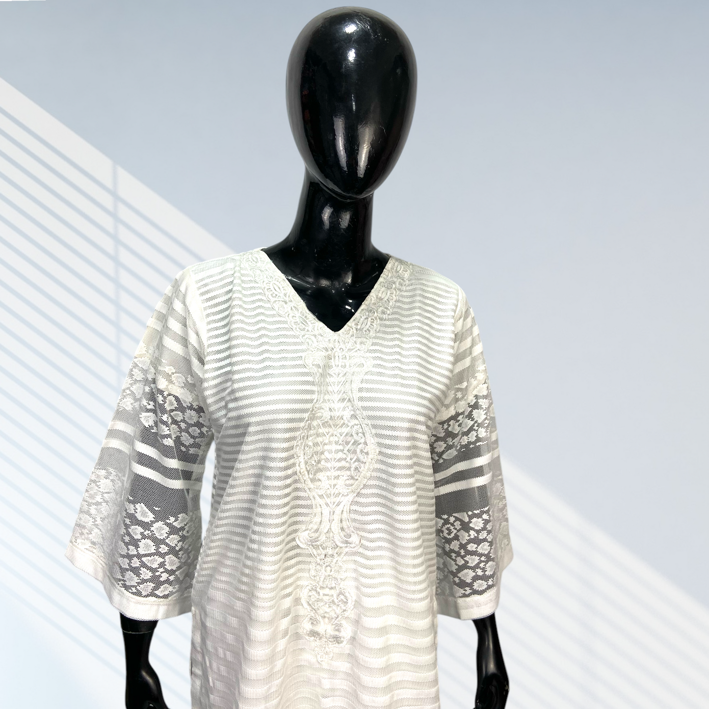 2-Piece Broshia Net with malai Trousers Suit – MMG-D-110