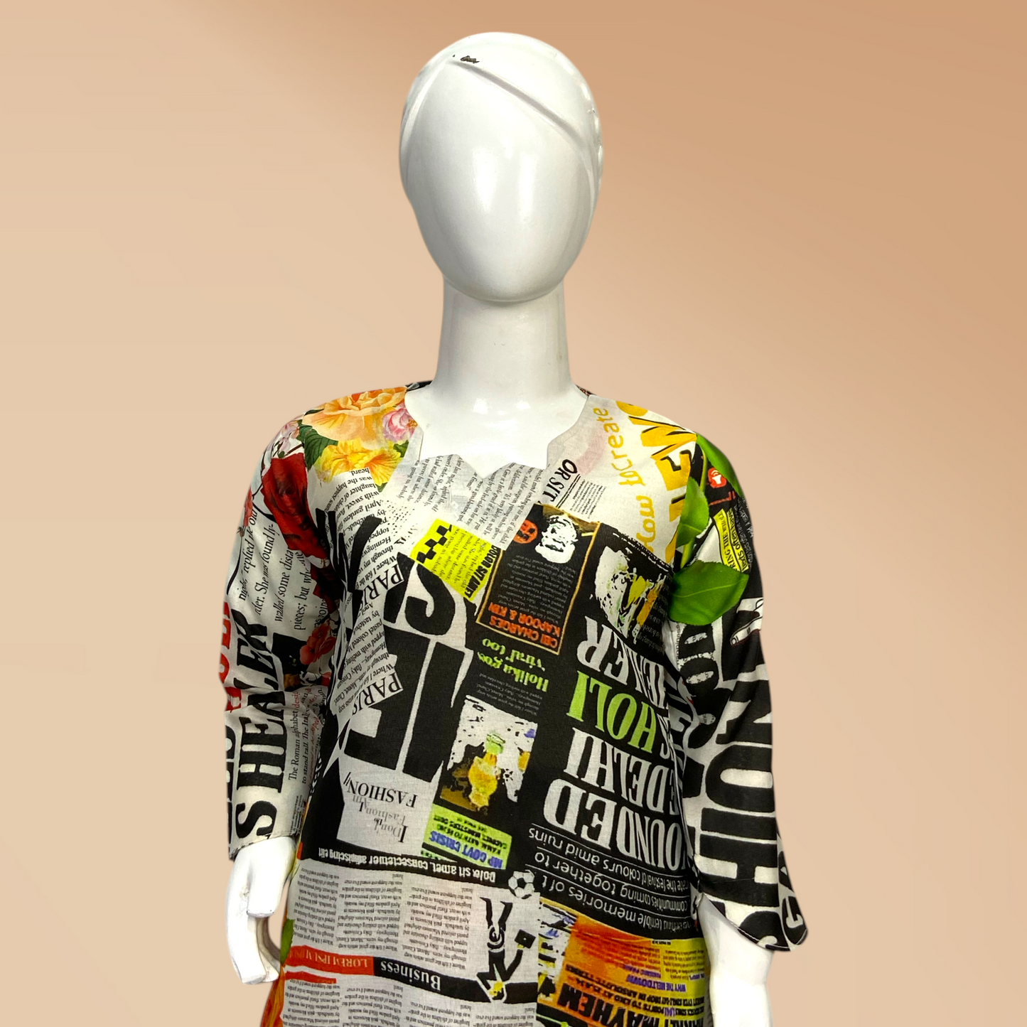 kids collection: 2 piece printed swiss lawn MMG-D-125