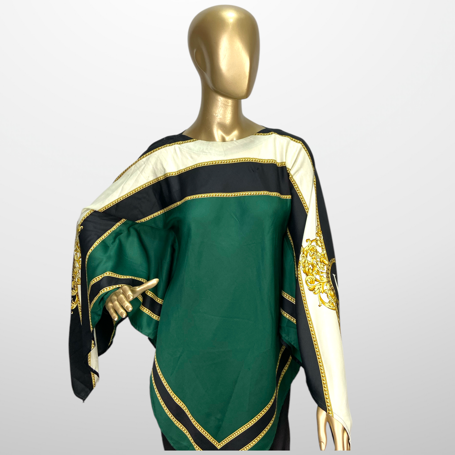 Elegant 2-Piece Printed Silk Ensemble – Effortless Style & Comfort MMG-D-40