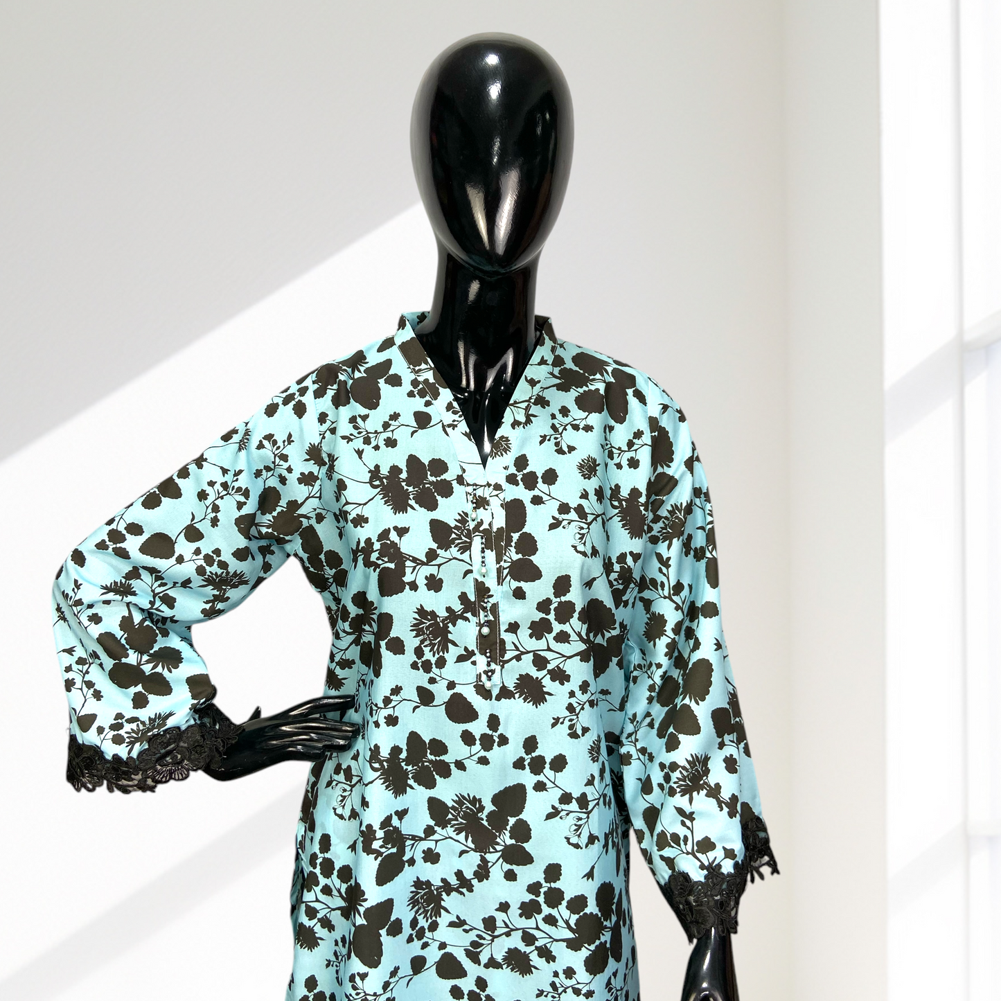 2-Piece Swiss Printed Lawn Suit .MMG-D-83
