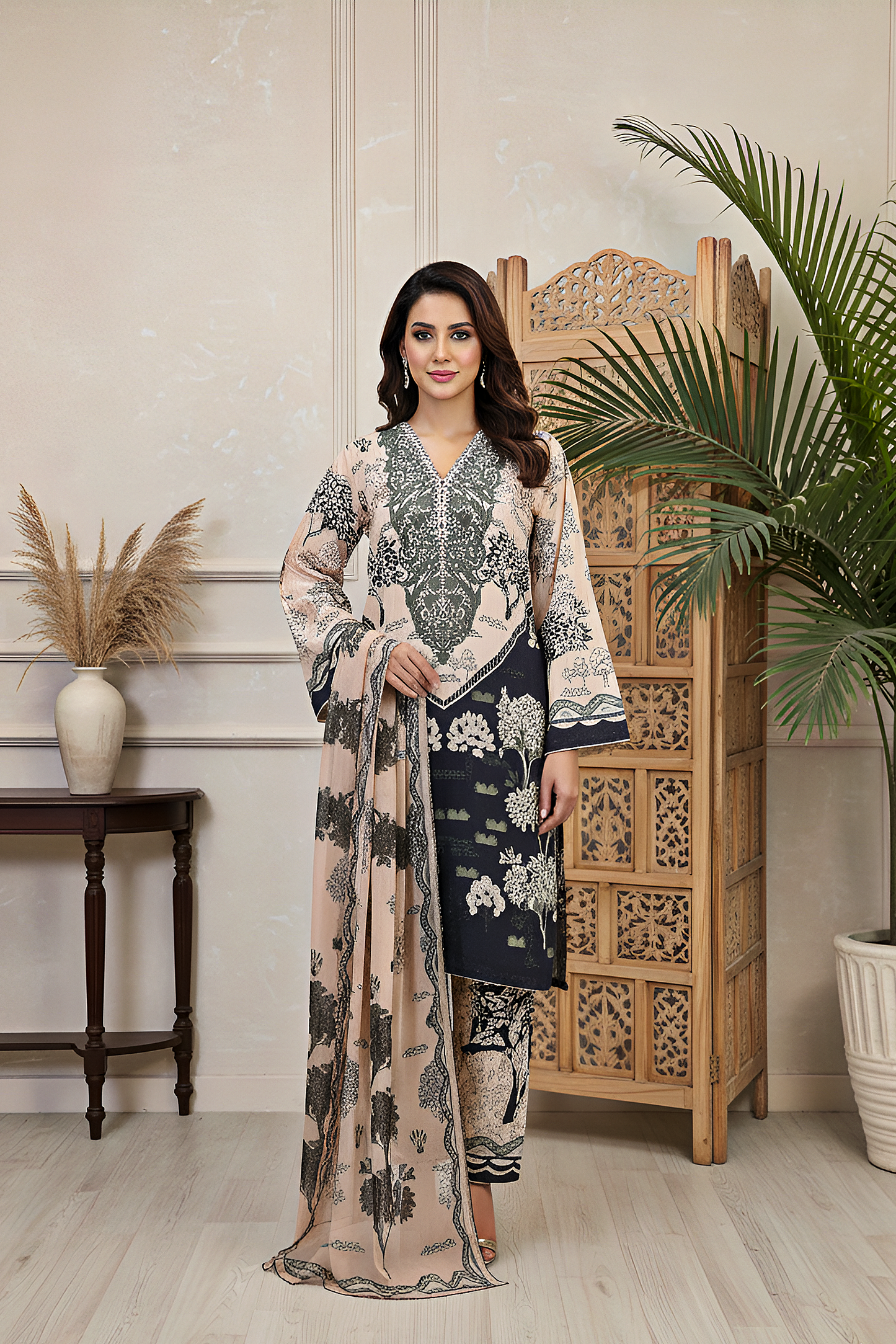 KAIRA|3-PIECE DIGITAL PRINTED KURTA SET MMG-10001