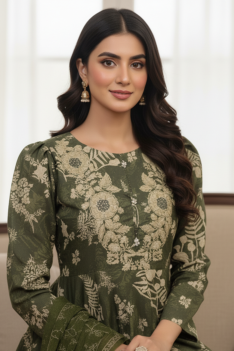 NARGIS|DIGITAL PRINTED PEPLUM MMG-1075