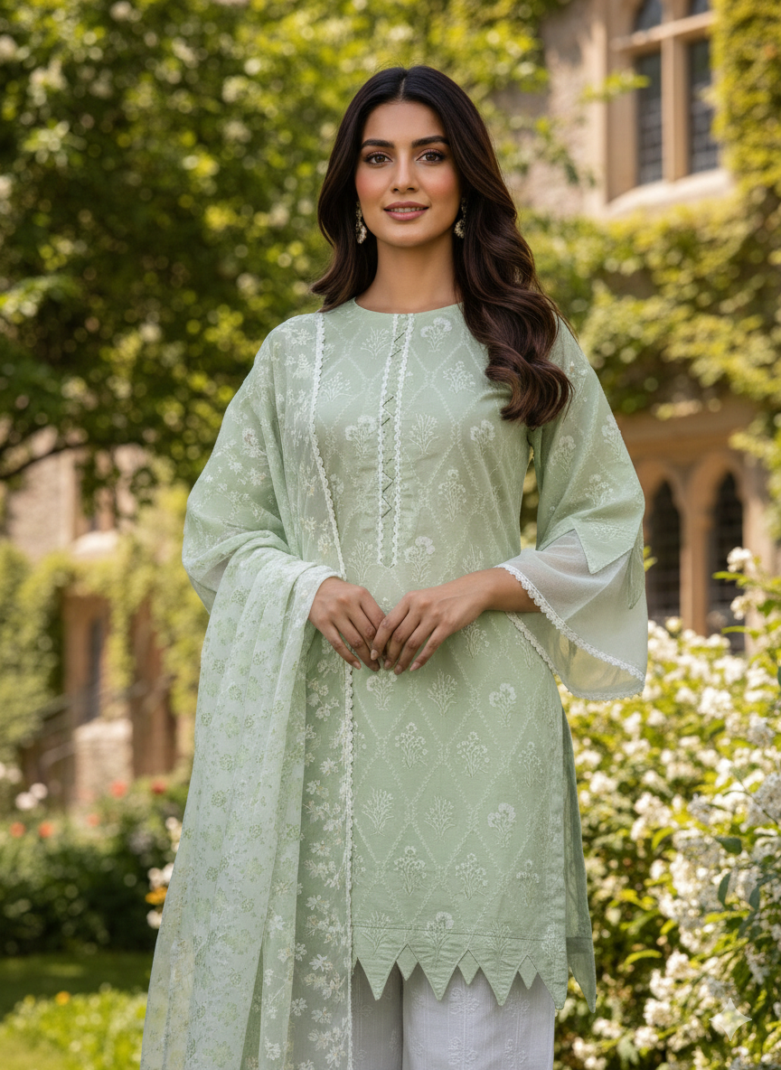 THREAD & CHARM COTTON KURTA SET MMG-1210