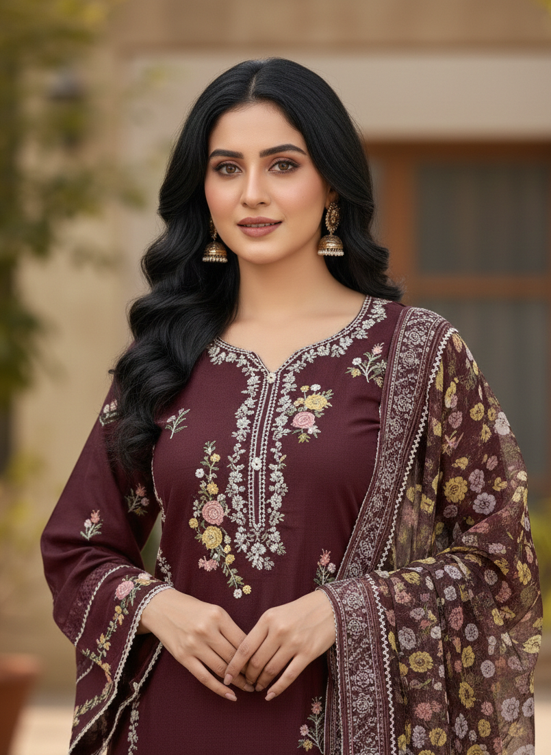 VAIRA COTTON MODERN ETHNIC ENSEMBLE MMG-1211