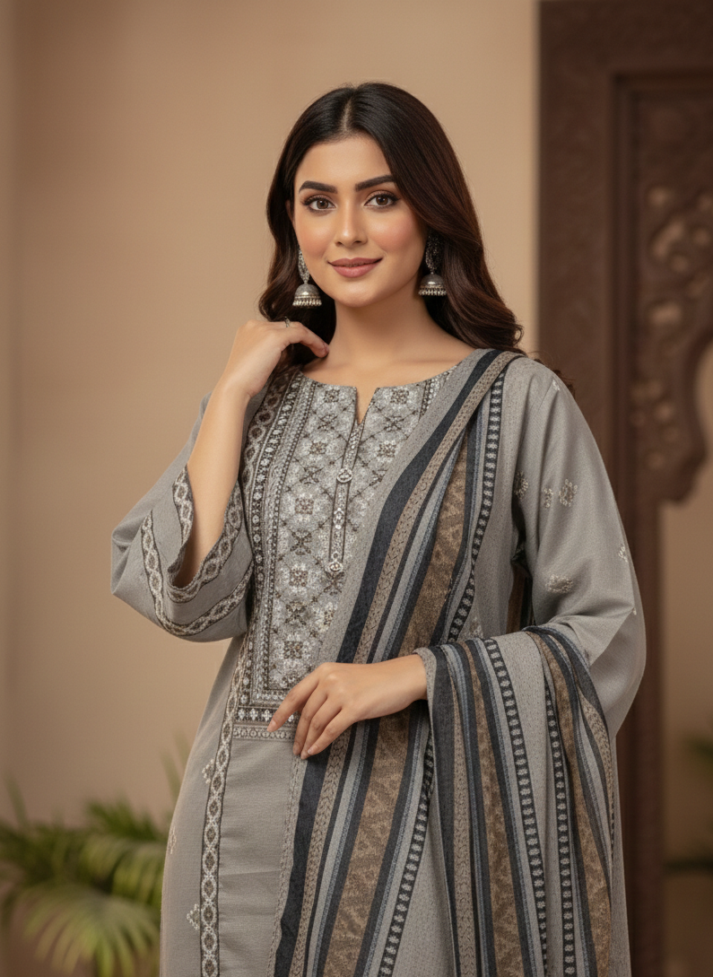 ZIVAH COTTON FESTIVE SET MMG-1204