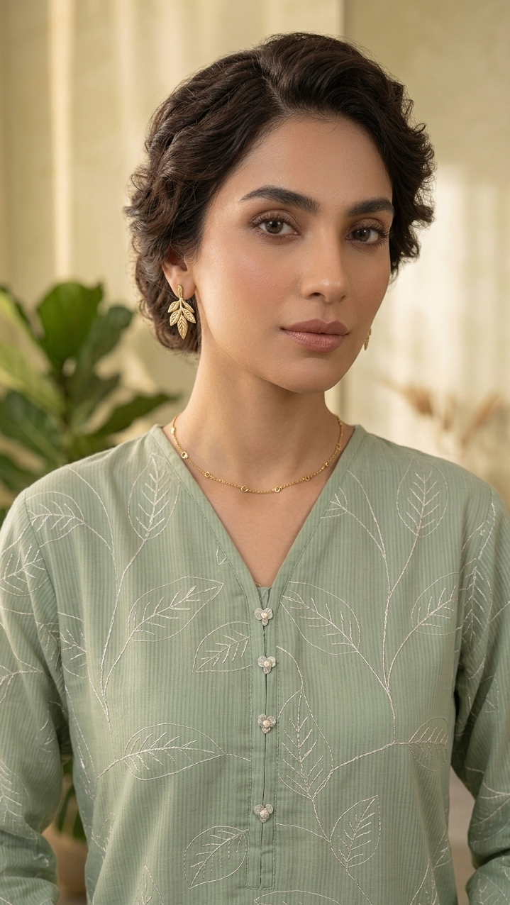 BASIC WEAR 2-PIECE KURTA SET MMG-1272