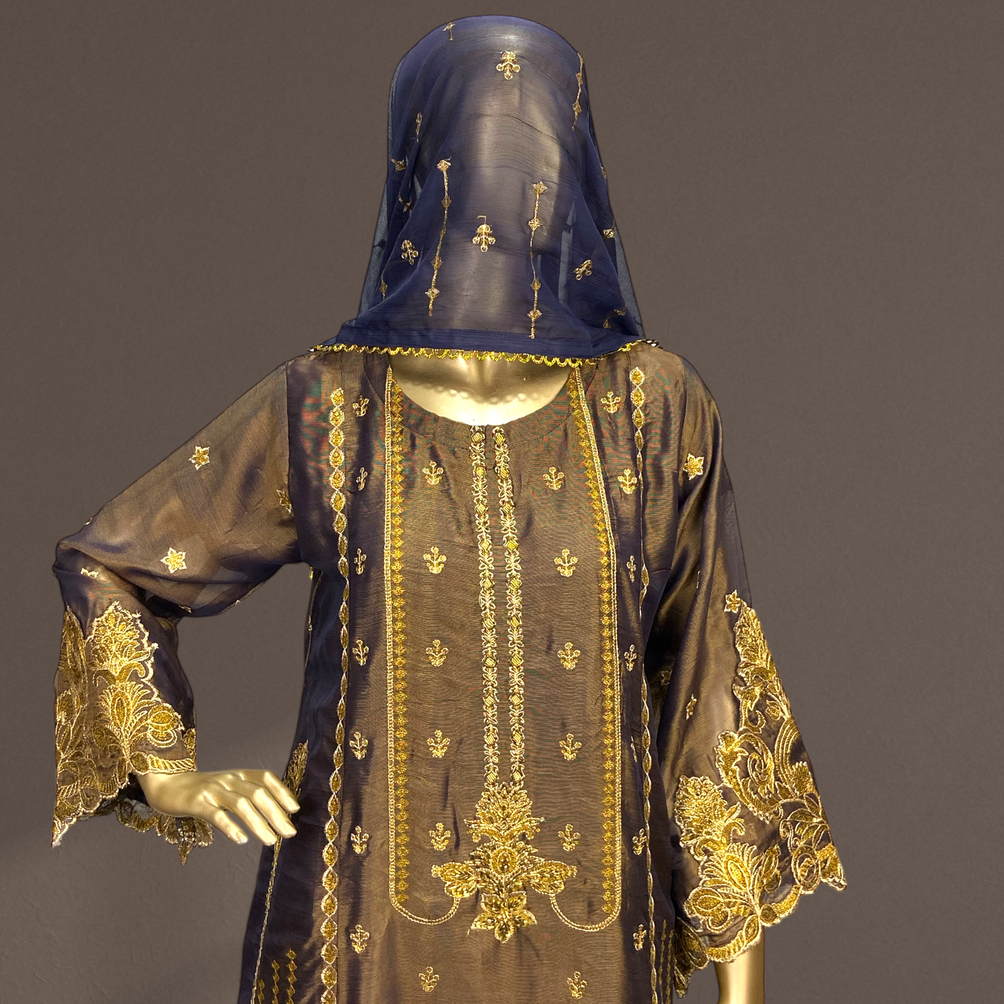 Exquisite 3-Piece Mysori Suit MMG-777