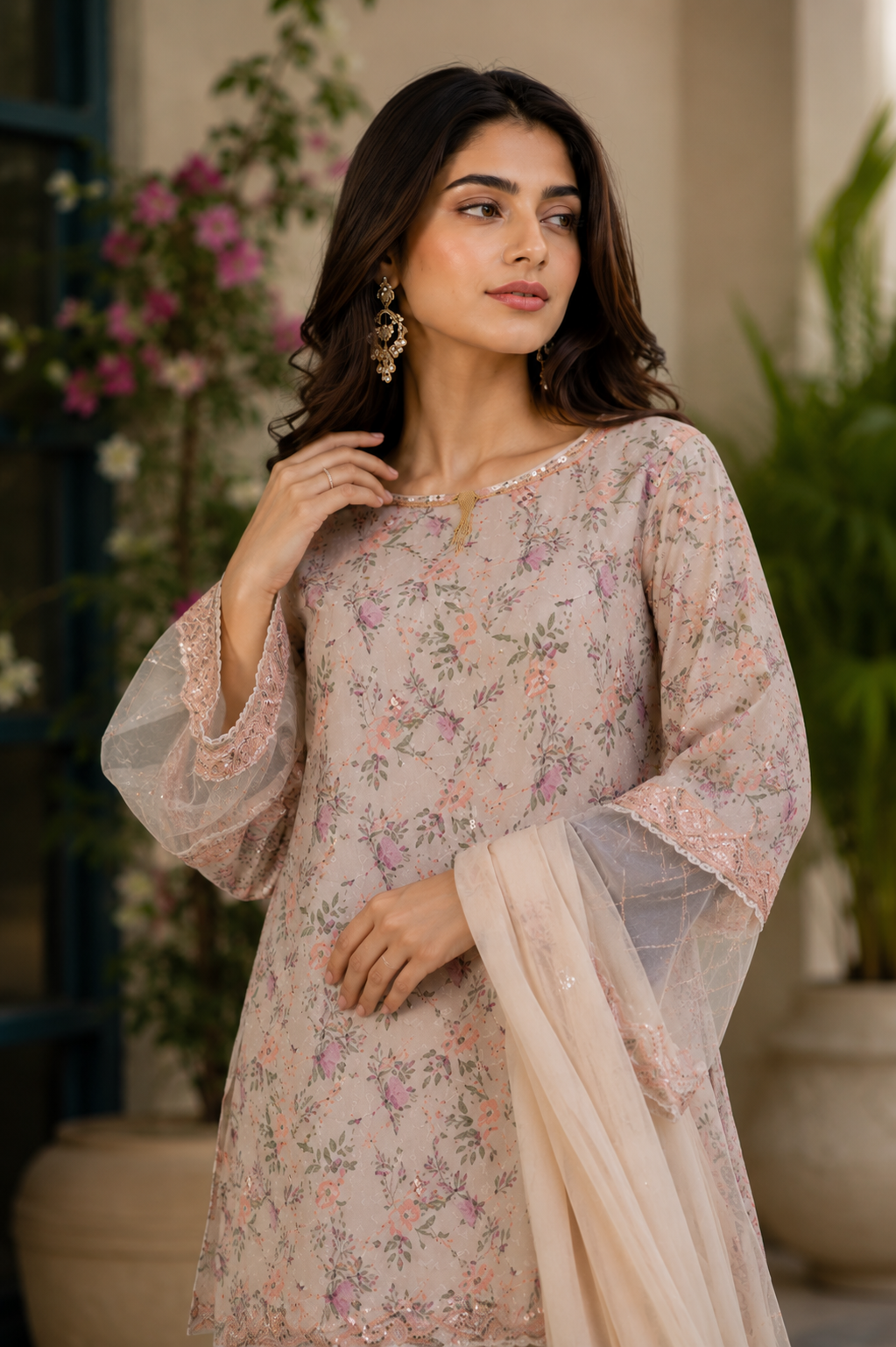 Shahzadi Royale – Luxury Embroidered Kurta Set MMG-02