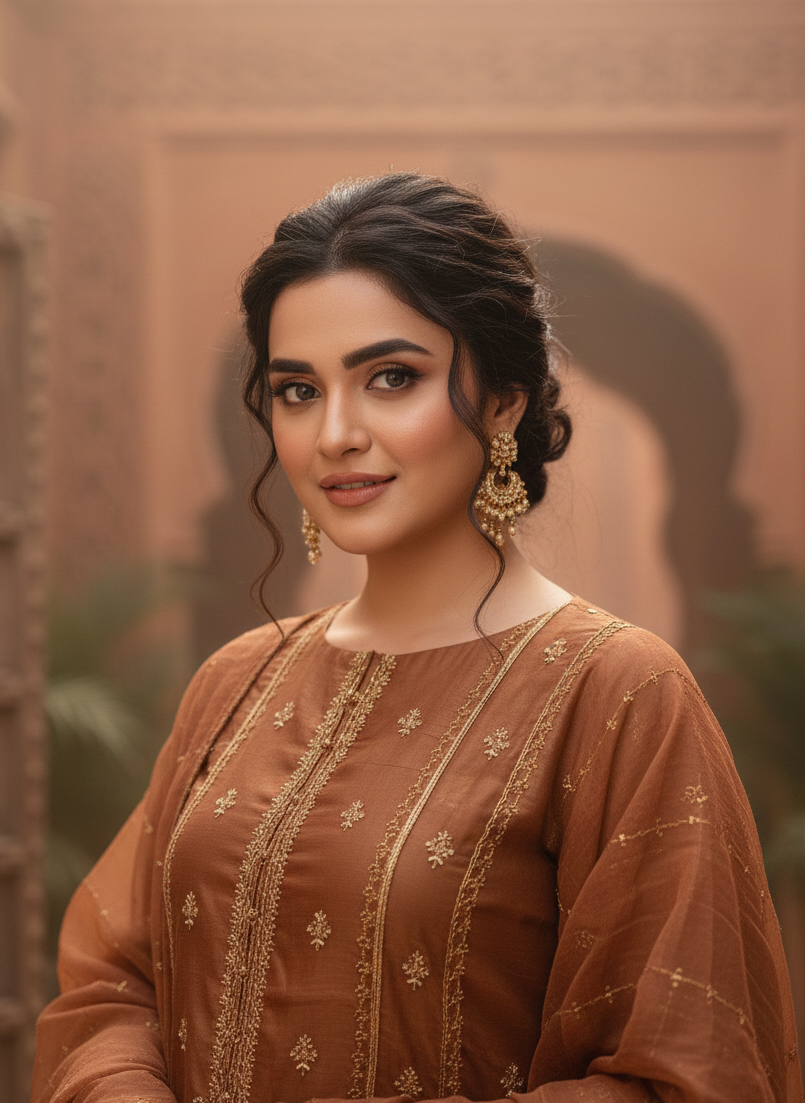 RIWAYAT MASURI EMB KURTA SET MMG-777