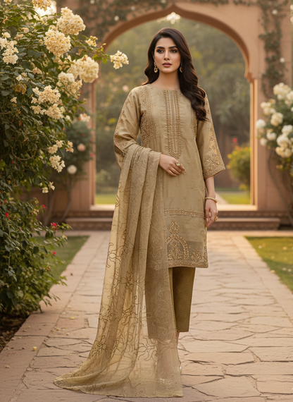 MASURI LUXE EMBROIDERED KURTA SET MMG-807