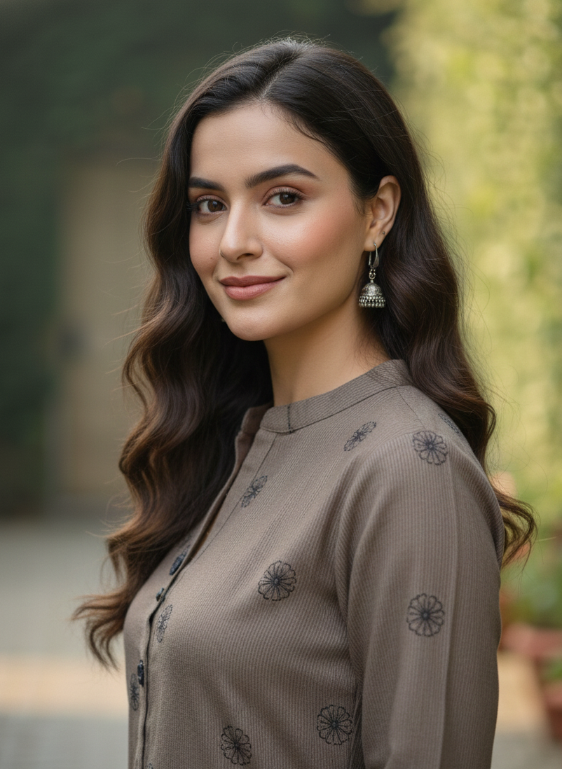 2-PIECE DORIA COTTON EMB KURTA SET MMG-1008