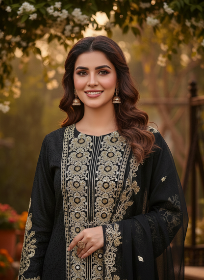 ANOKHI DAMAN PATCHWORK KURTA SET MMG-1125