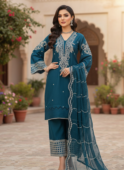 KASHVI COUTURE COTTON KURTA SET MMG-1194