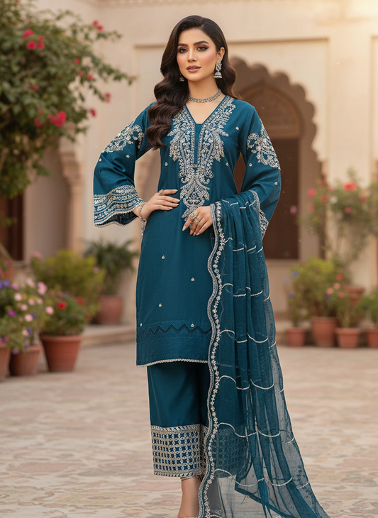 KASHVI COUTURE COTTON KURTA SET MMG-1194
