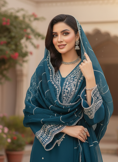 KASHVI COUTURE COTTON KURTA SET MMG-1194