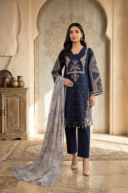 AREEBA CHARM COTTON KURTA SET MMG-1223