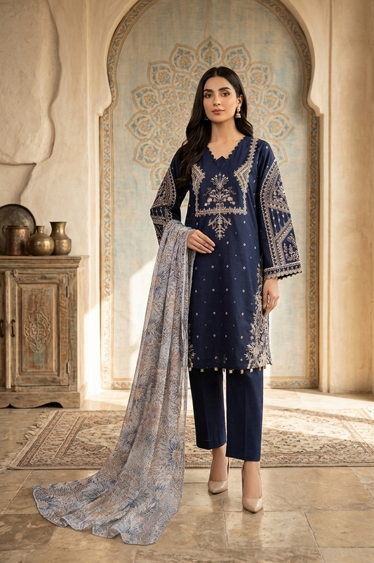 AREEBA CHARM COTTON KURTA SET MMG-1223