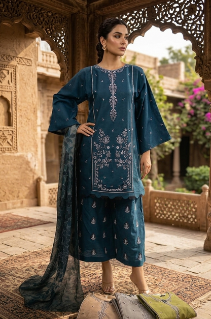 NOOREA GRACE PURE COTTON KURTA SET MMG-1237