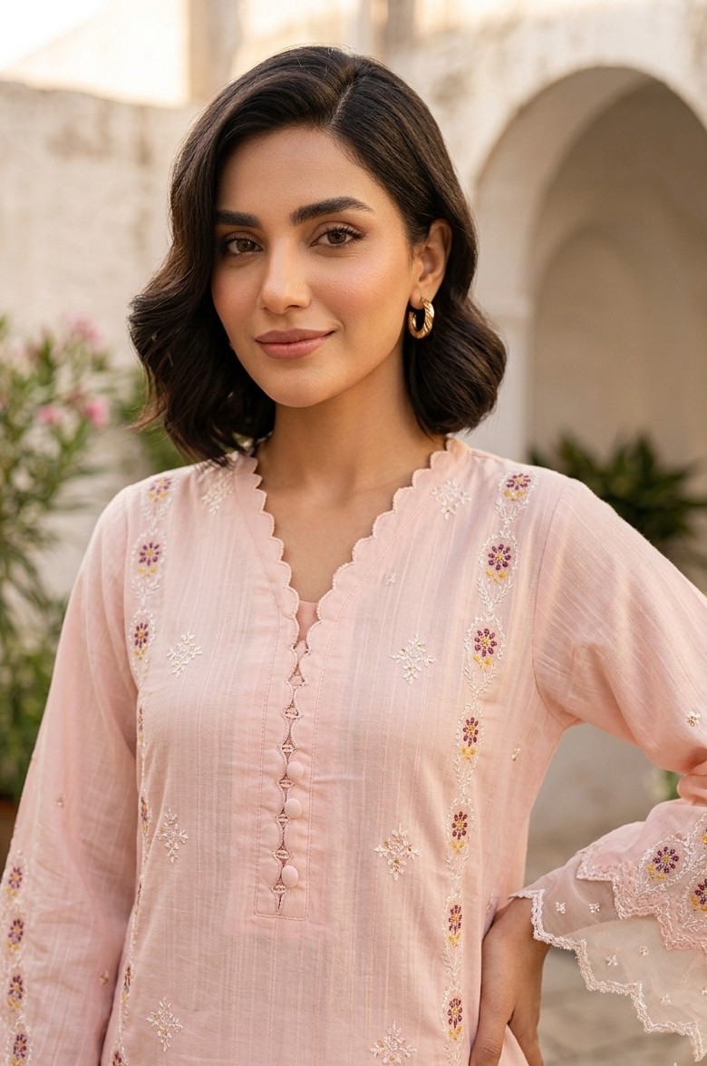 EUROPEAN COTTON KURTA SET MMG-1250