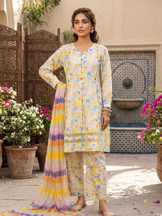 ☀️SUNGLOW LAWN FROCK MMG-09
