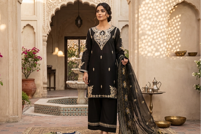 PEARL PRESTIGE EMB KURTA SET MMG-1248