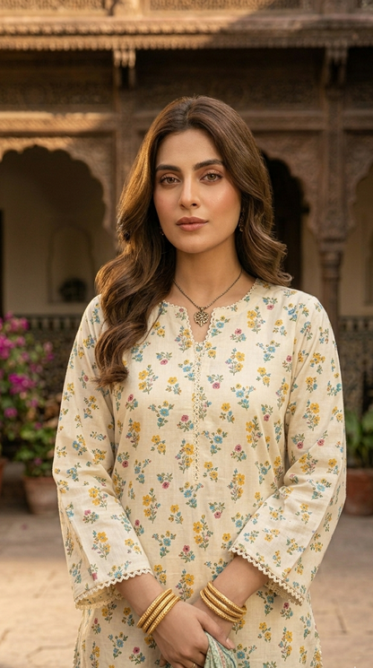 SOHNI BAHAR PRINTED LAWN SET MMG-17