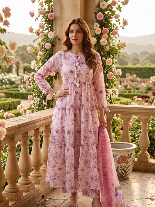 ROSETTE DIGITAL PRINTED MAXI MMG-10093