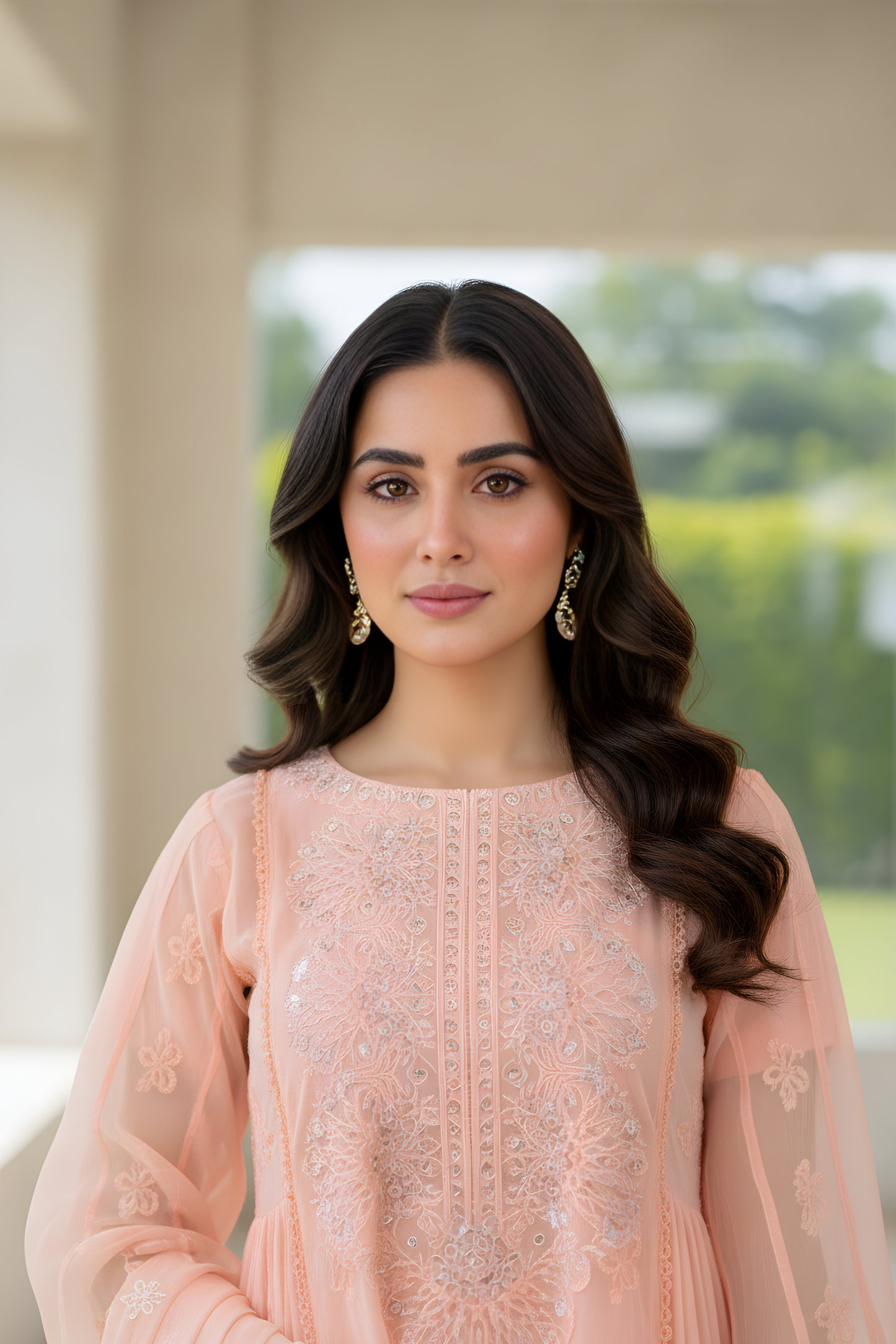 NOOR-E-AAB CHIFFON PISHWAS MMG-1172