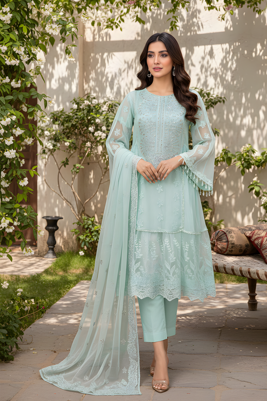 NOOR-E-AAB CHIFFON PISHWAS MMG-1172