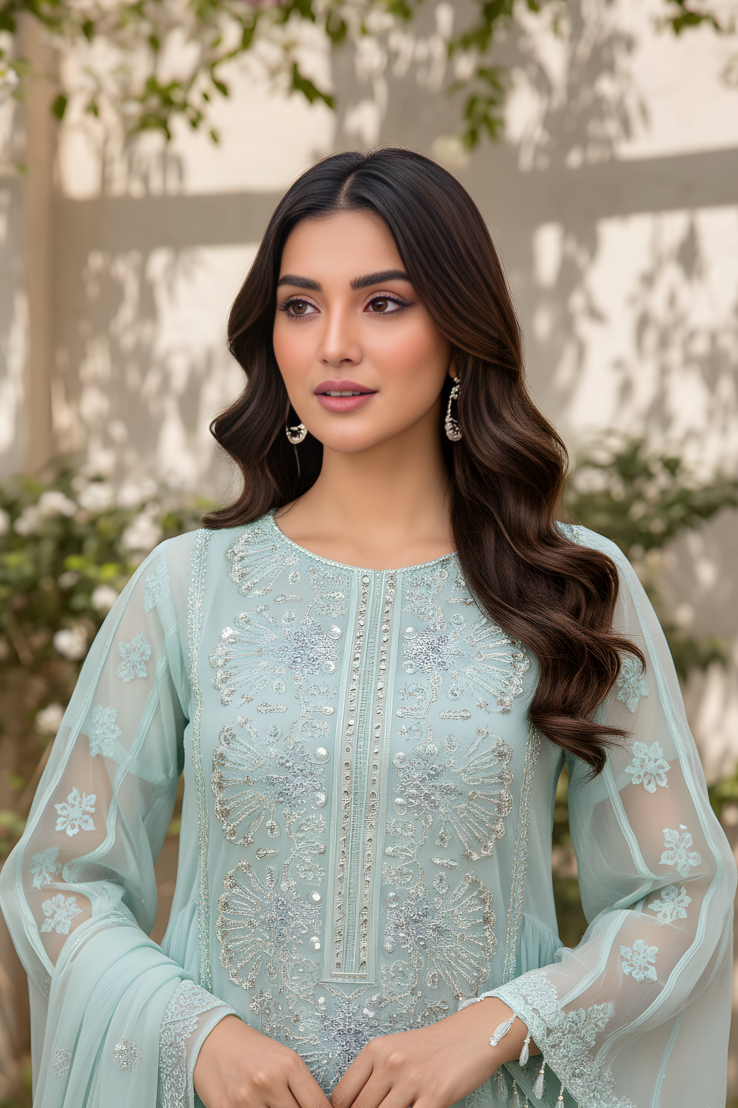 NOOR-E-AAB CHIFFON PISHWAS MMG-1172
