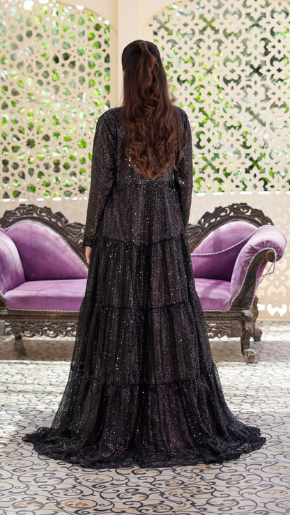 Sitara Royale Heavy Sequin Maxi | Luxury Party Wear Dress