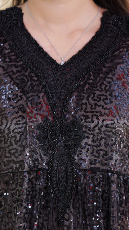 Sitara Royale Heavy Sequin Maxi | Luxury Party Wear Dress