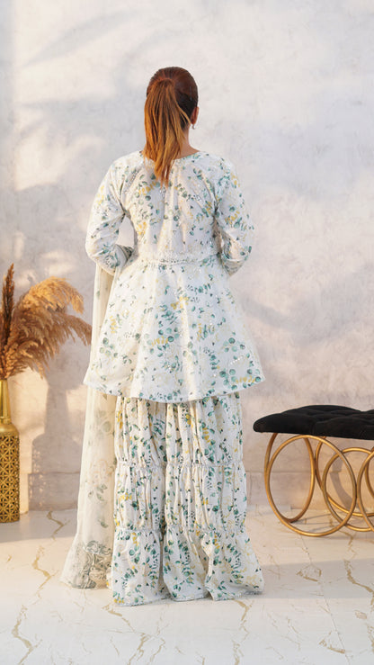 MEHFIL-E-NOOR SHORT FROCK MMG 04 LUXURY