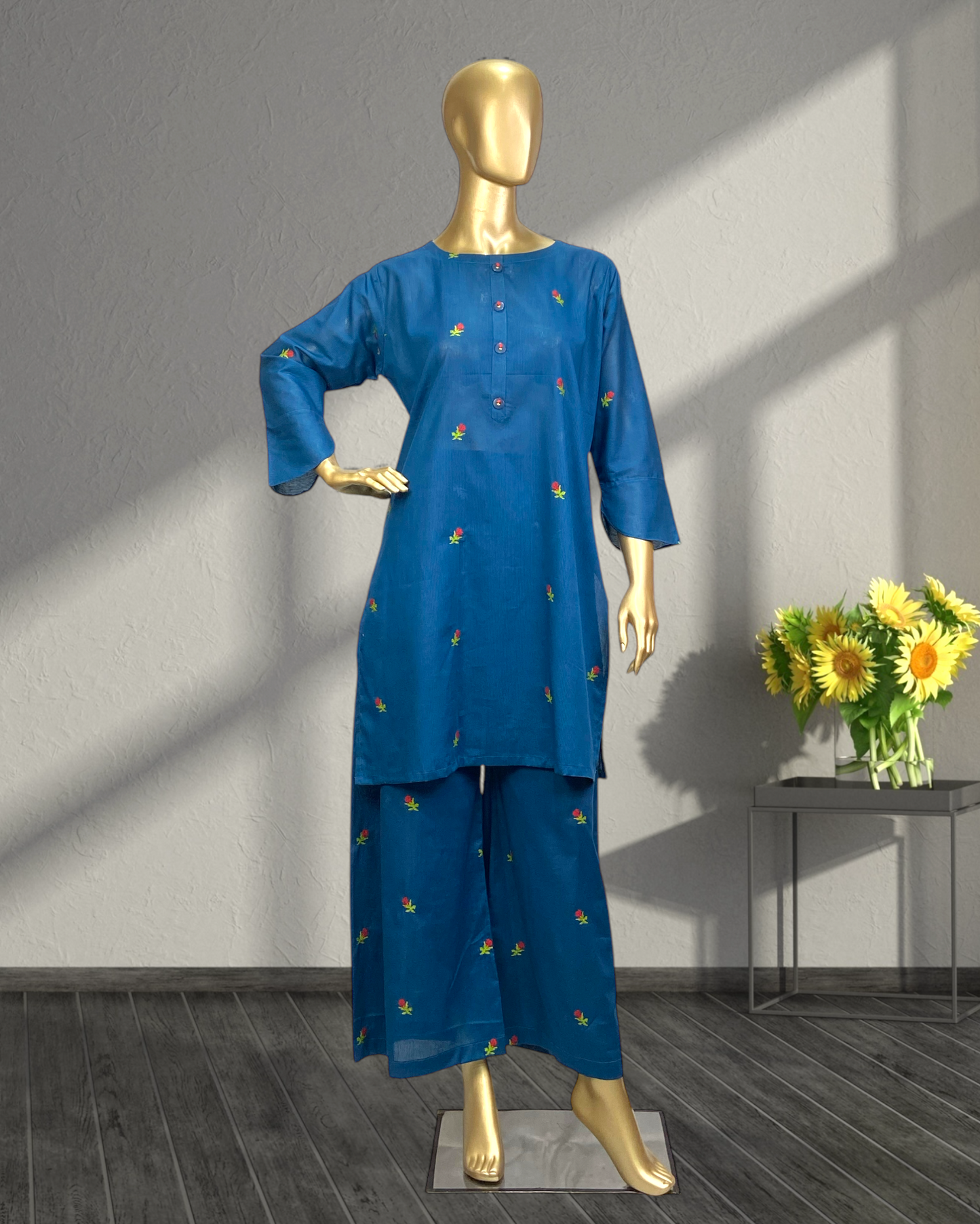 Elegant  Lining Cotton 2-Piece Suit  MMG-D-121