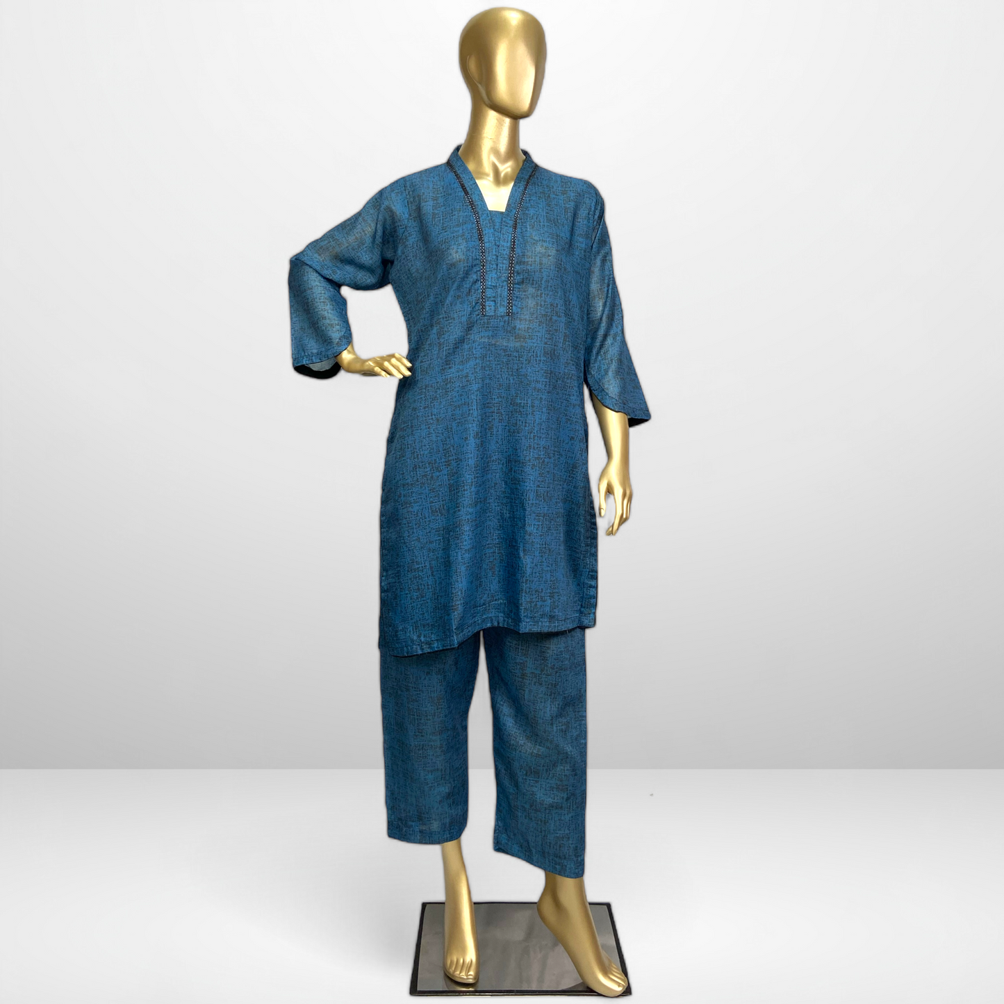 2-Piece Swiss Lawn Suit MMG-D-130