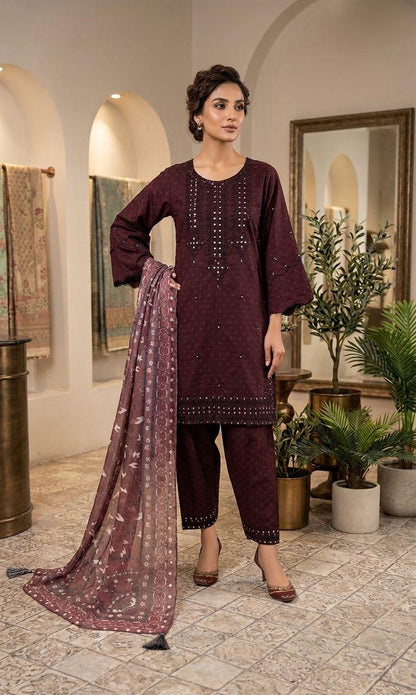 MAHVEEN CHARM 100% COTTON KURTA SET MMG-1256