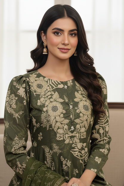NARGIS|DIGITAL PRINTED PEPLUM MMG-1075