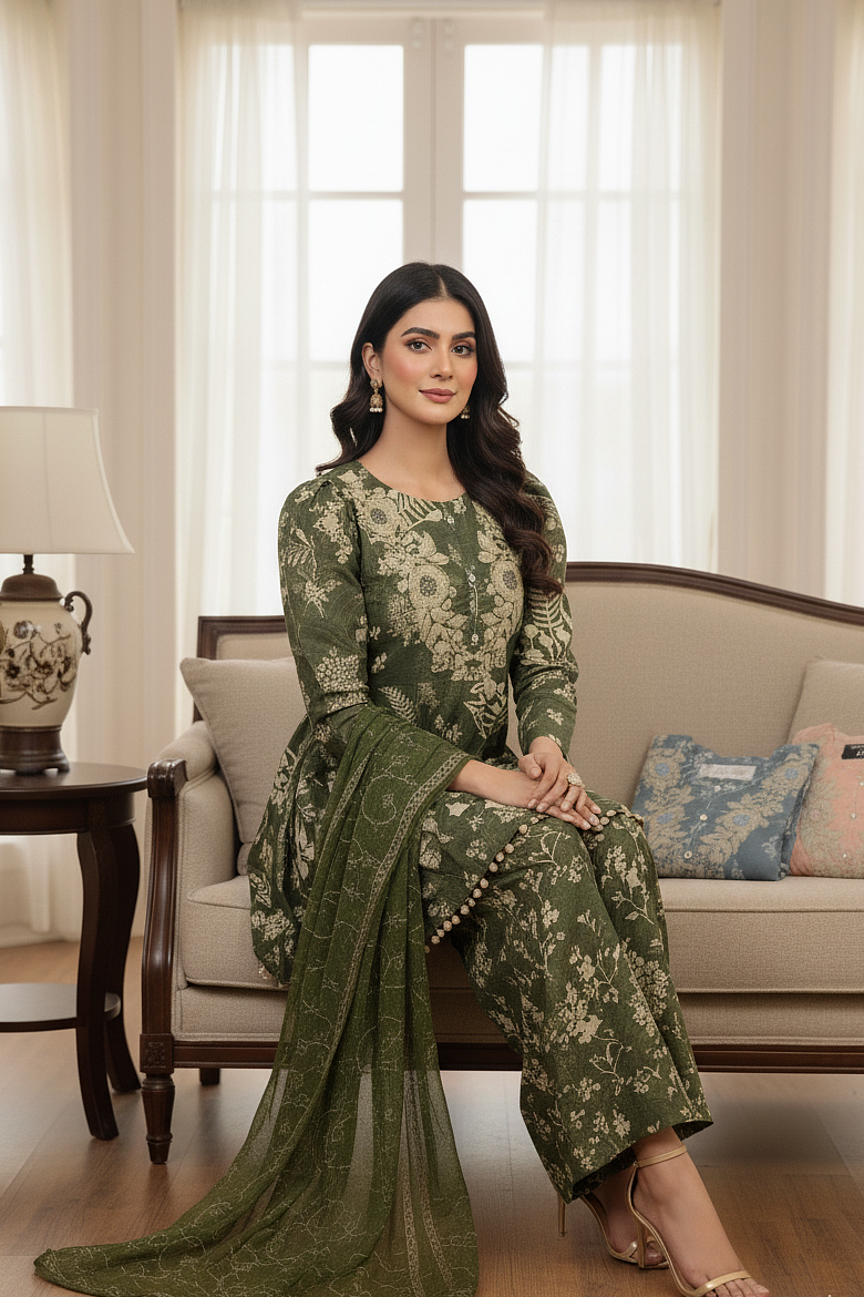 NARGIS|DIGITAL PRINTED PEPLUM MMG-1075