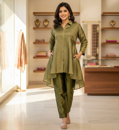 OLIVE HARMONY 2 PIECE KURTA SET