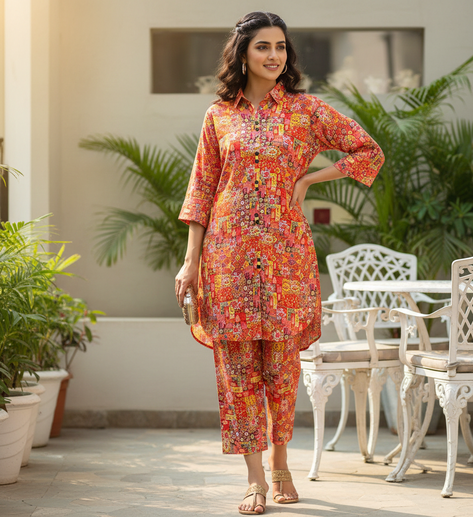 WINTER VIBE PRINTED KURTA SET MMG-131
