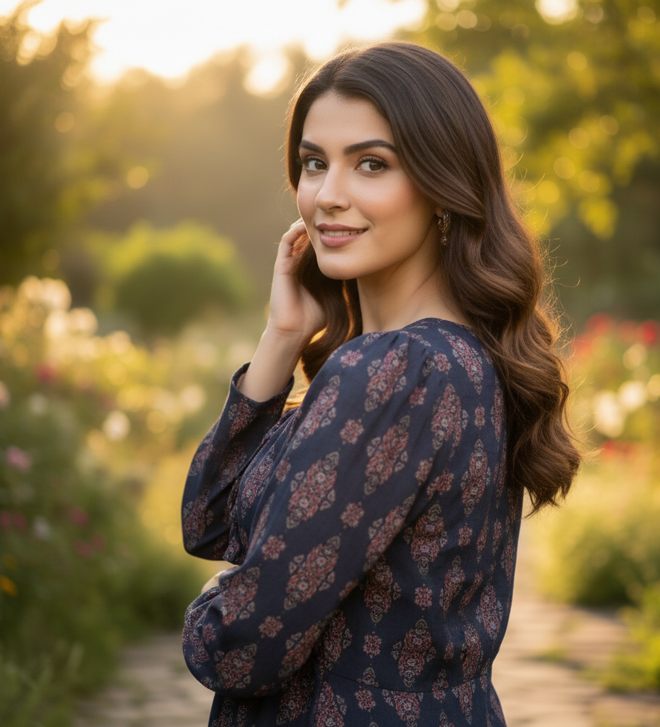 SAFFRON DRIFT SET PRINTED 2 PIECE MMG D-106