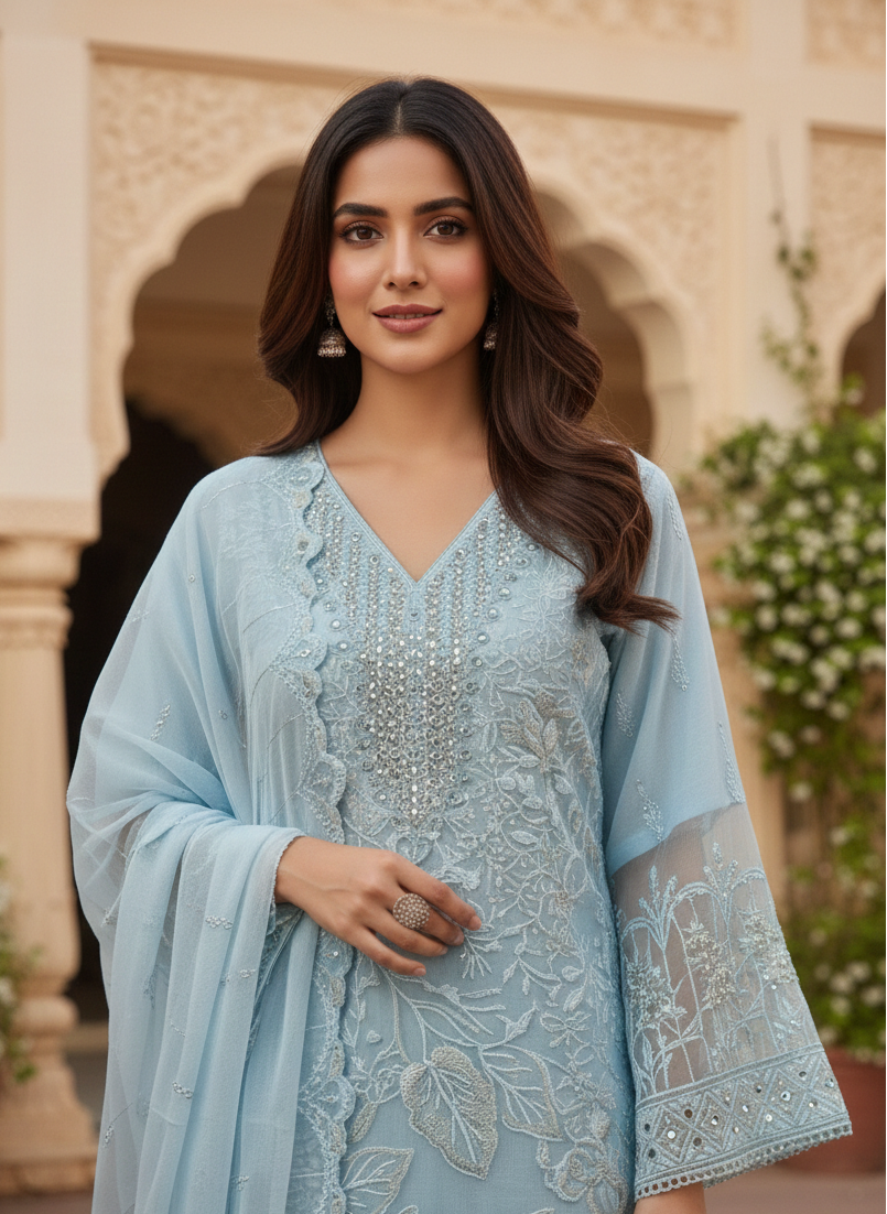 REHMA EMBELLISHED KURTA SET MMG-885