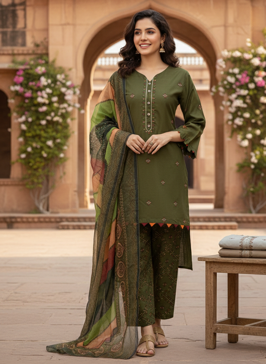 SHAAM-E-RIWAAZ COTTON KURTA SET MMG-1196