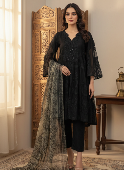 LUMEIRA CHIFFON KALI PISHWAS MMG-1049