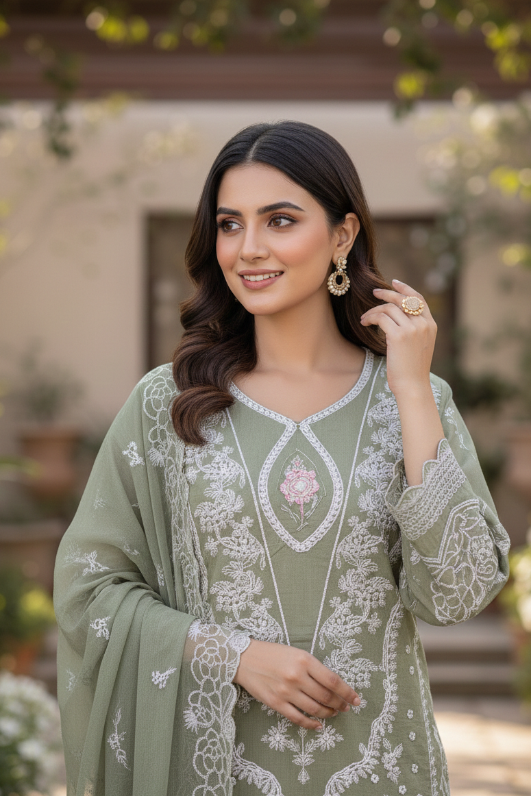 ANIKA COTTON KURTA SET MMG-1195