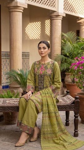 LAILAA EMBROIDERED COTTON SET MMG-1212