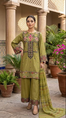 LAILAA EMBROIDERED COTTON SET MMG-1212