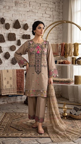 LAILAA EMBROIDERED COTTON SET MMG-1212